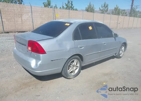 2001 Honda Civic Ex z USA, uszkodzony, nr VIN 1HGES25791L027507
